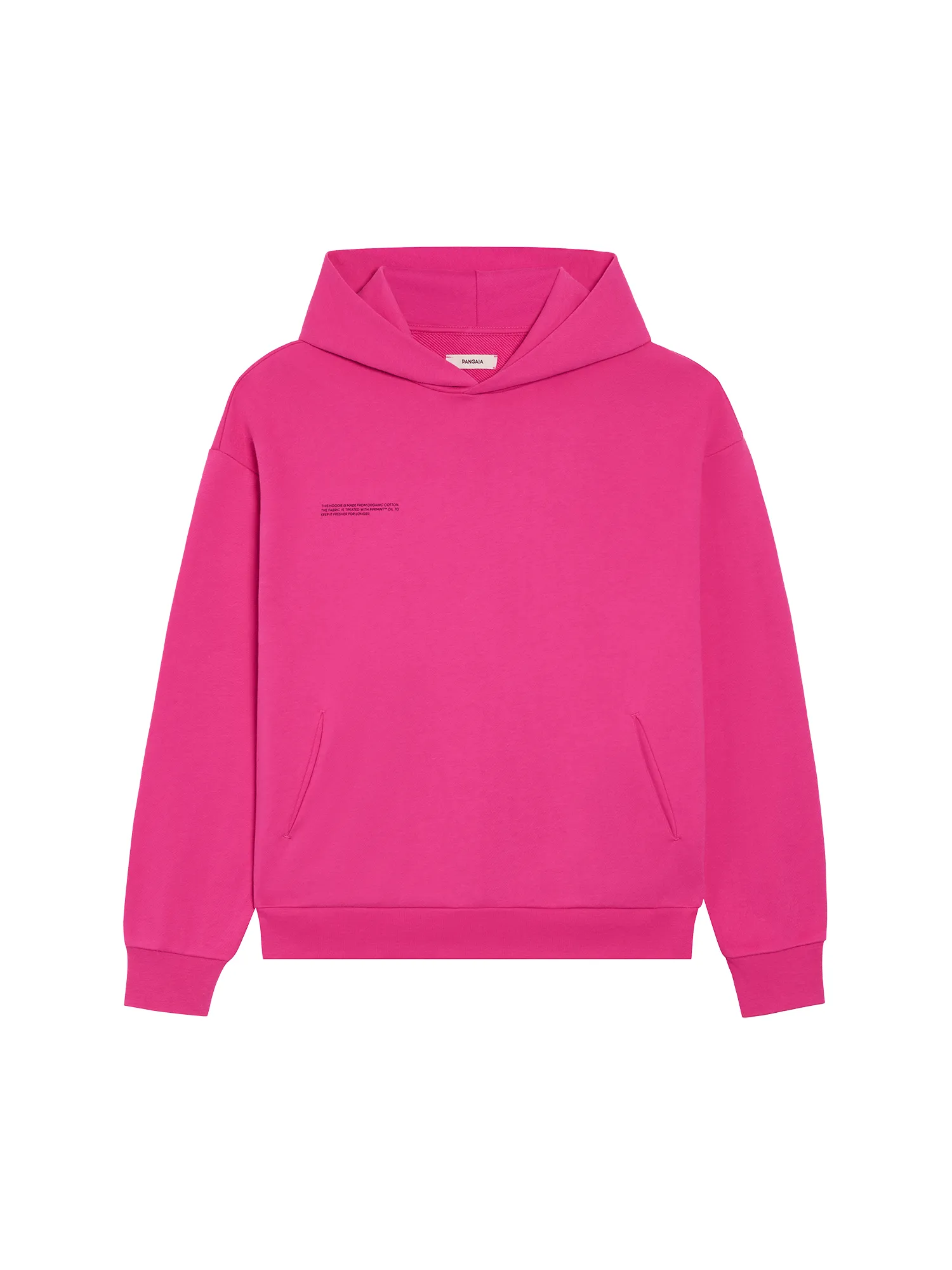 Womens 365 Midweight Hoodie—tourmaline pink sold by Pangaia