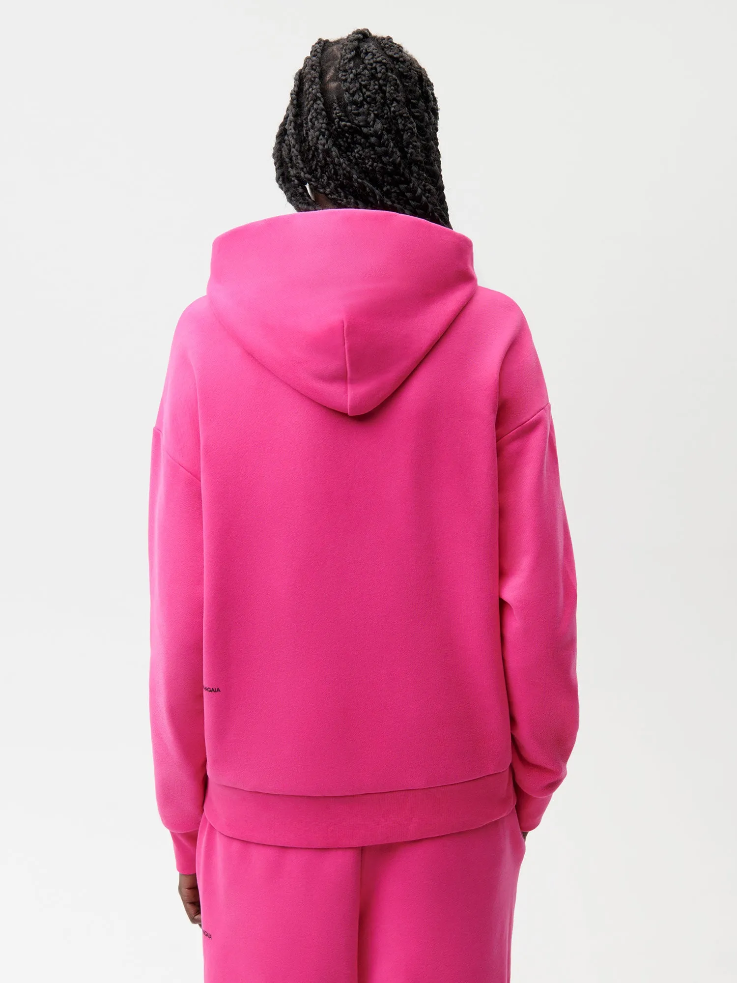 Womens 365 Midweight Hoodie—tourmaline pink sold by Pangaia product image thumbnail 4