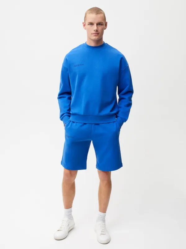 Archive Mens 365 Midweight Long Shorts—cobalt blue sold by Pangaia