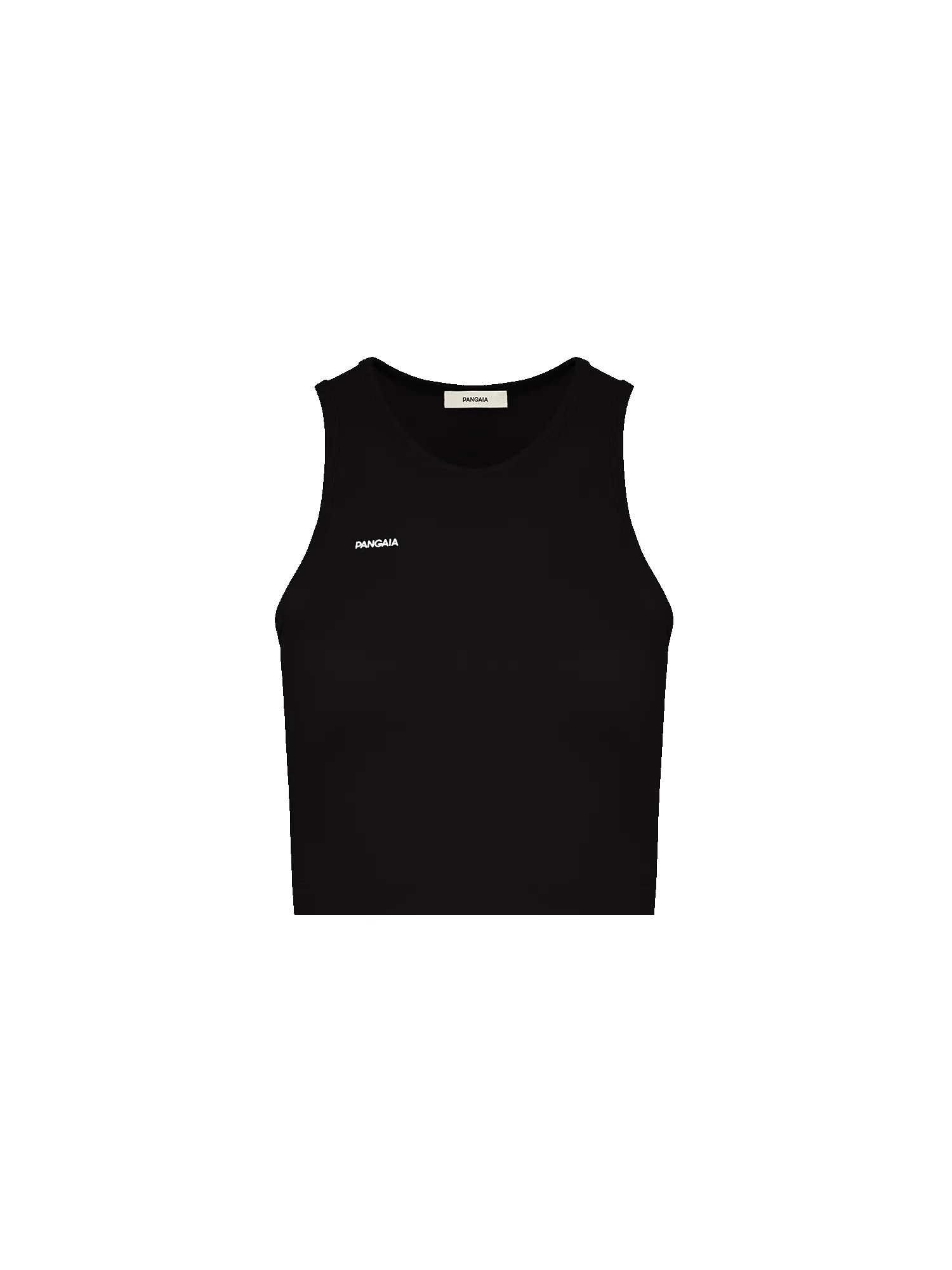 Archive Womens 365 Cotton-Stretch Tank Top—Black sold by Pangaia