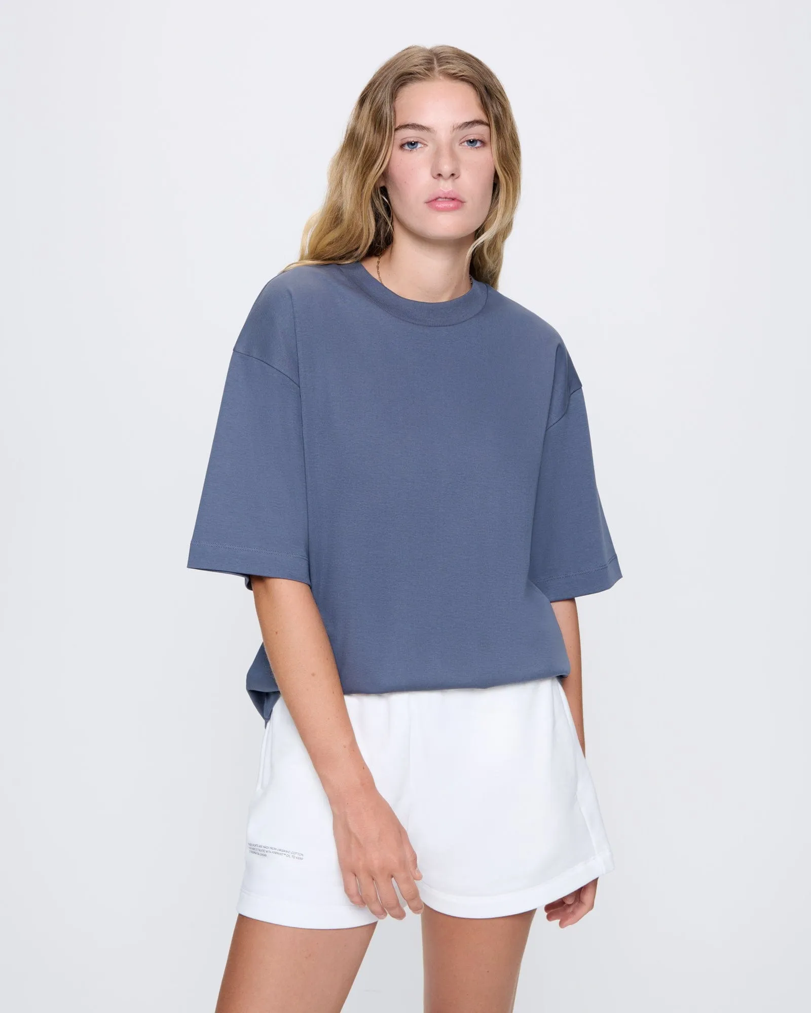 Archive Womens DNA Oversized T-Shirt—atmosphere grey sold by Pangaia