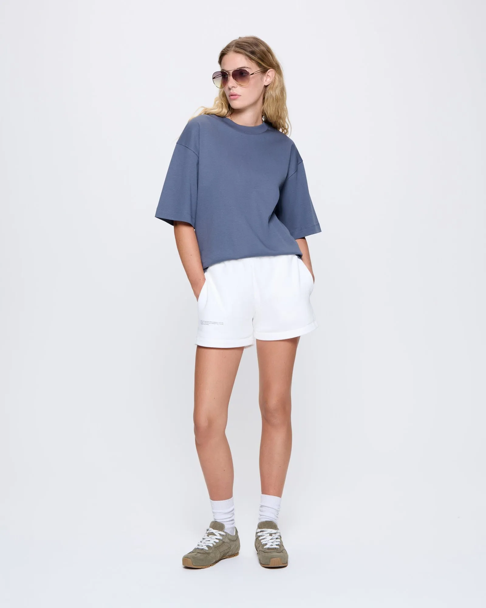 Archive Womens DNA Oversized T-Shirt—atmosphere grey sold by Pangaia product image thumbnail 3