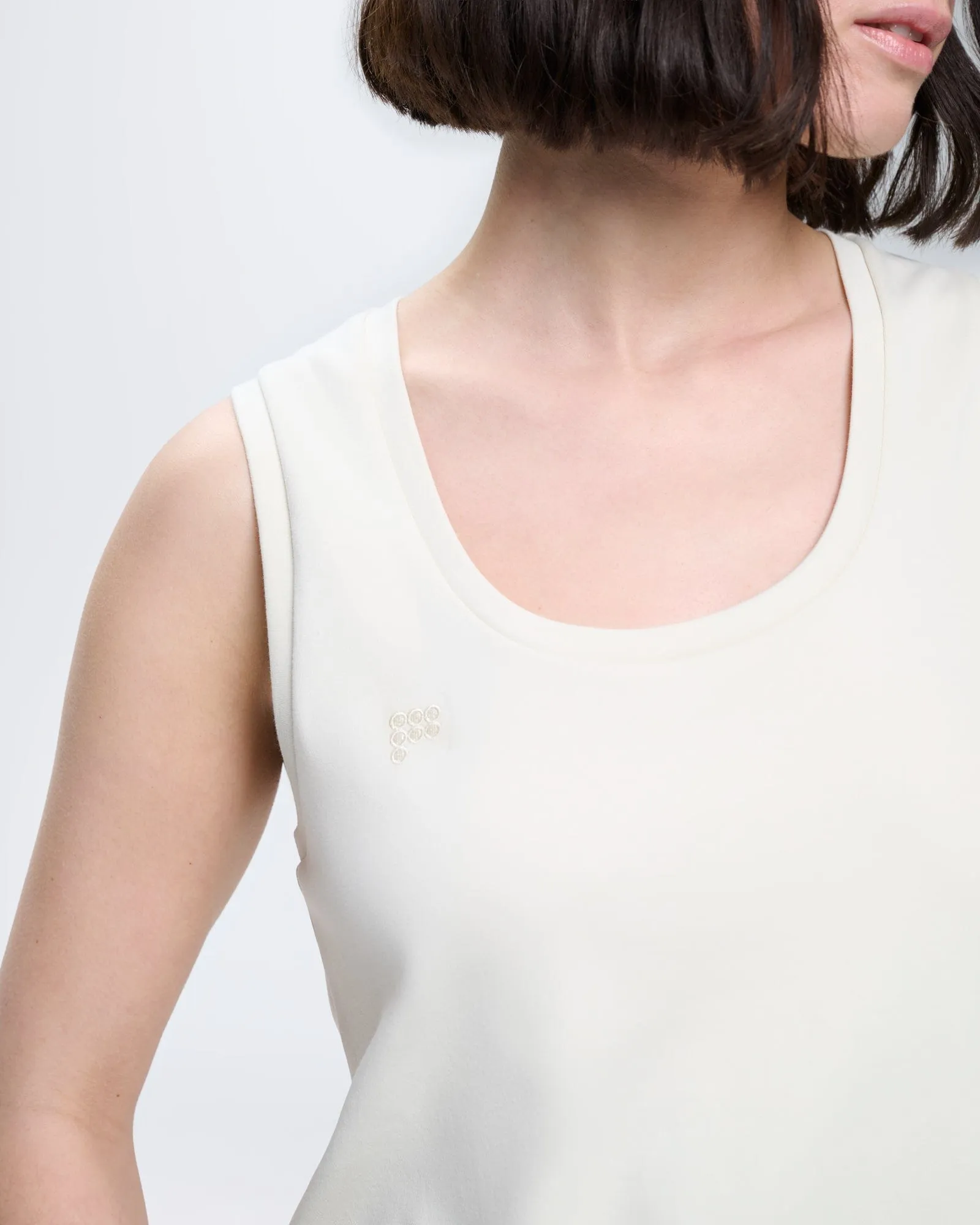 Womens Tank Top—Bone White sold by Pangaia product image thumbnail 4