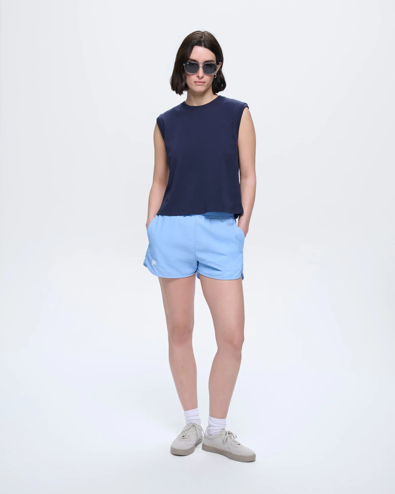 Womens Sleeveless T-Shirt—Midnight Navy sold by Pangaia product image thumbnail 3