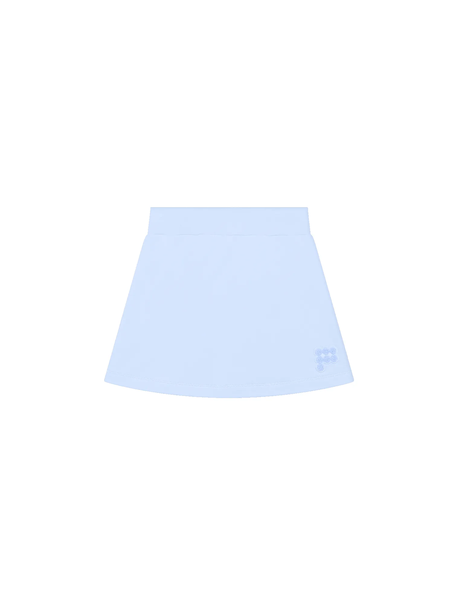 Womens Cotton Skirt—Wildflower Blue sold by Pangaia product image thumbnail 2