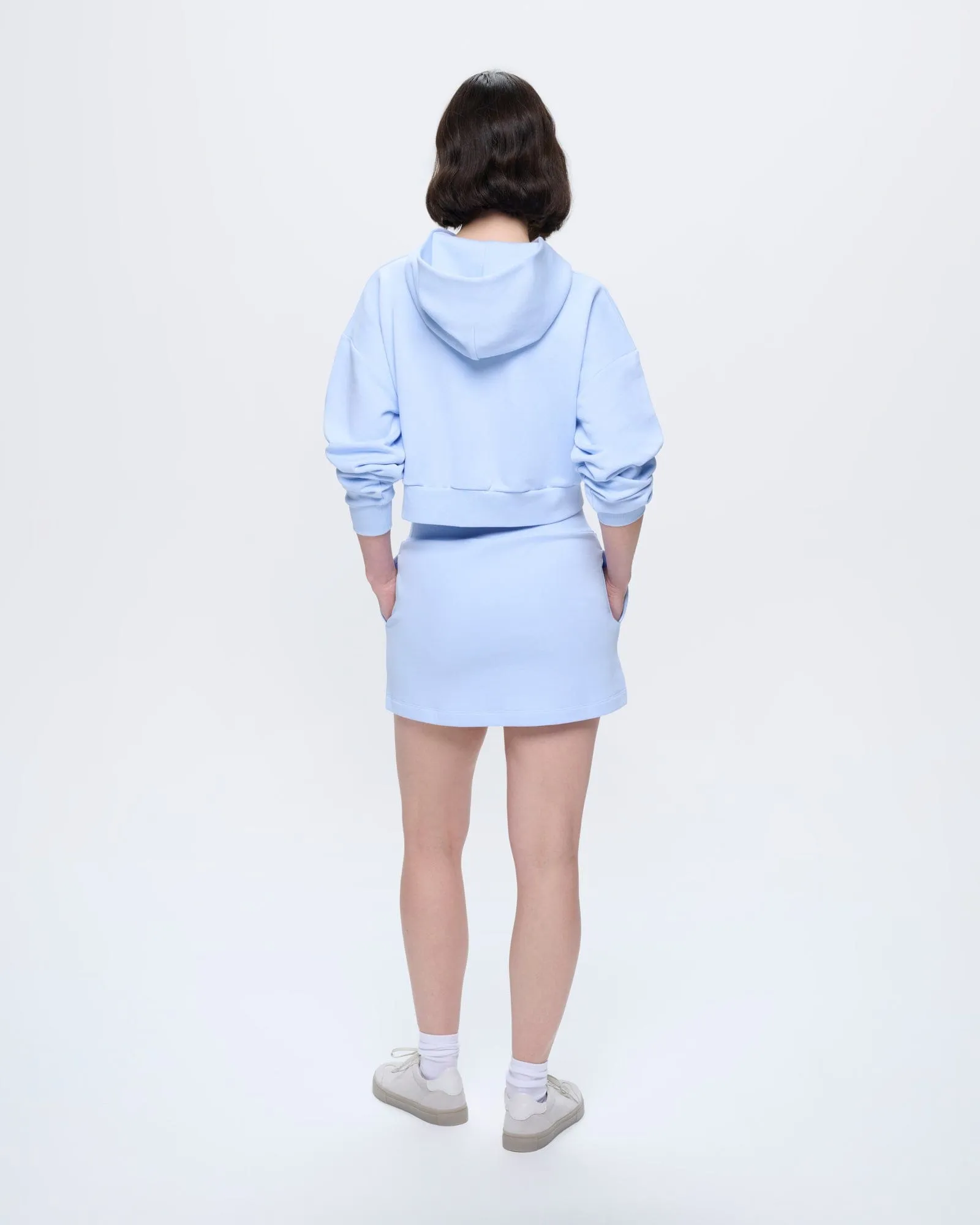 Womens Cotton Skirt—Wildflower Blue sold by Pangaia product image thumbnail 5