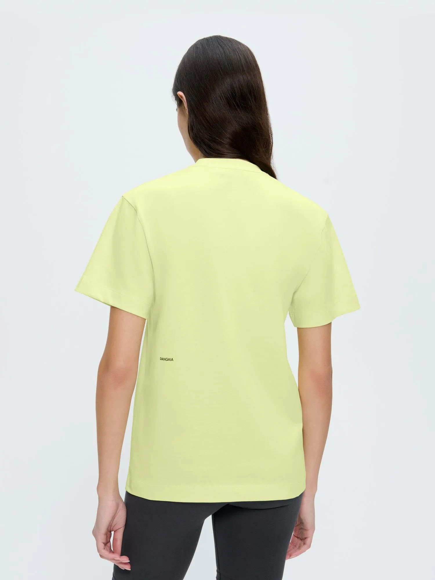 Womens 365 Midweight T-shirt—Soft Lime sold by Pangaia product image thumbnail 5