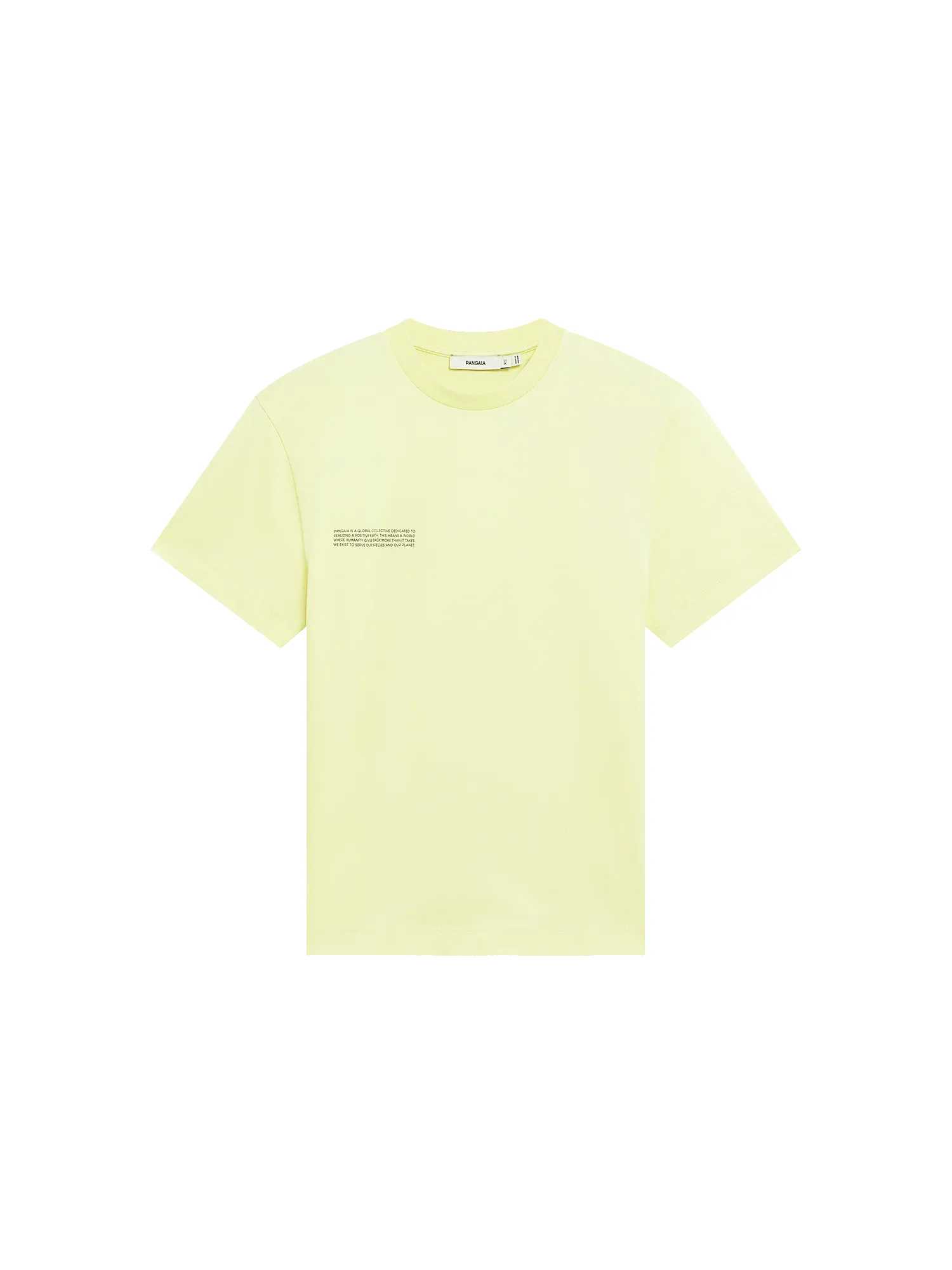 Womens 365 Midweight T-shirt—Soft Lime sold by Pangaia product image thumbnail 2