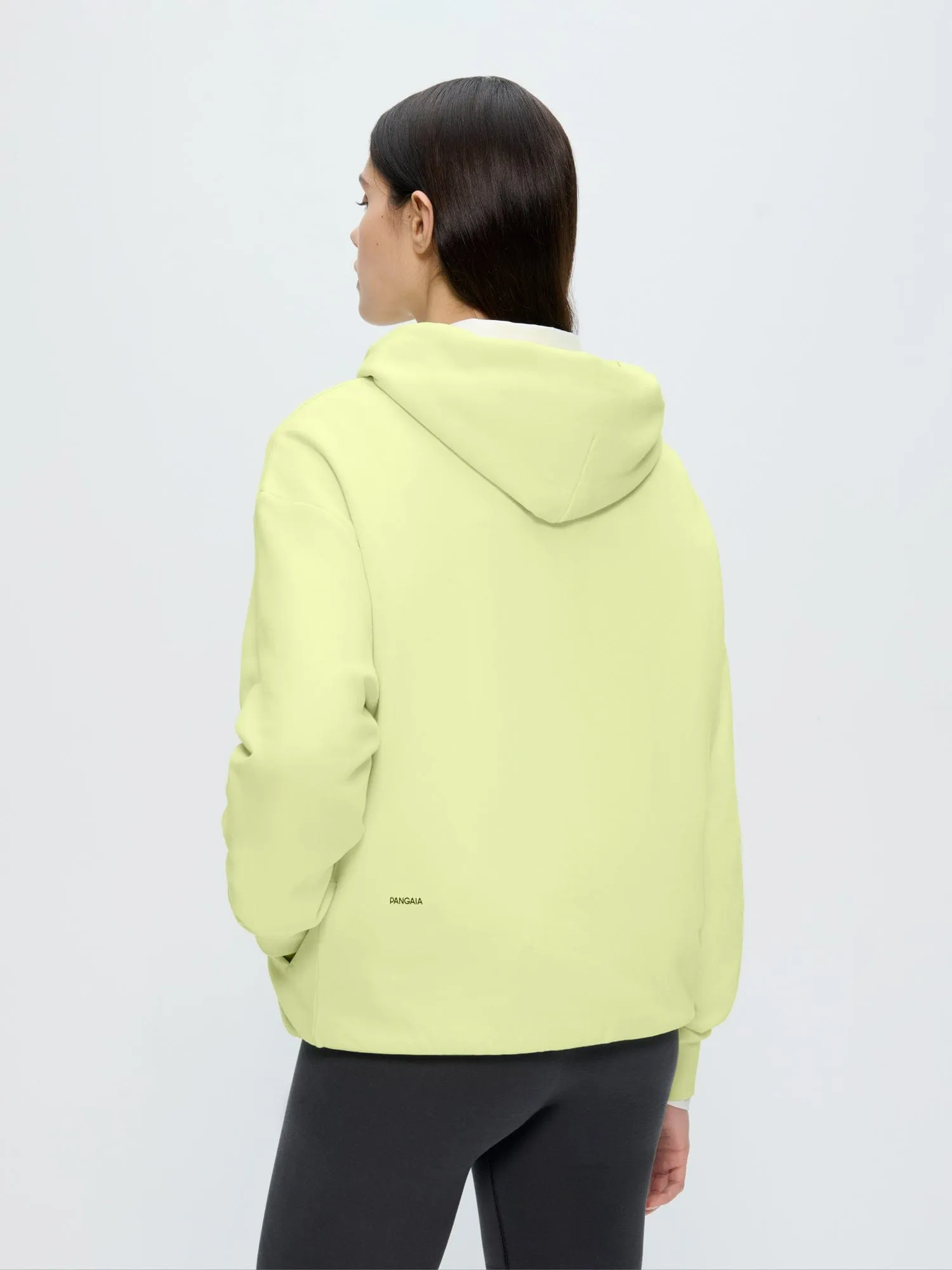 Womens 365 Midweight Hoodie—Soft Lime sold by Pangaia product image thumbnail 5