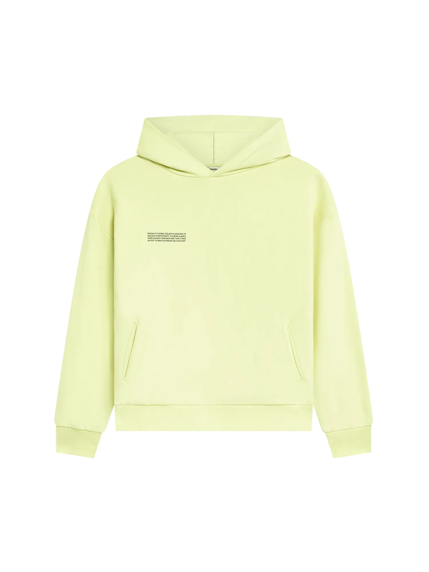 Womens 365 Midweight Hoodie—Soft Lime sold by Pangaia product image thumbnail 2