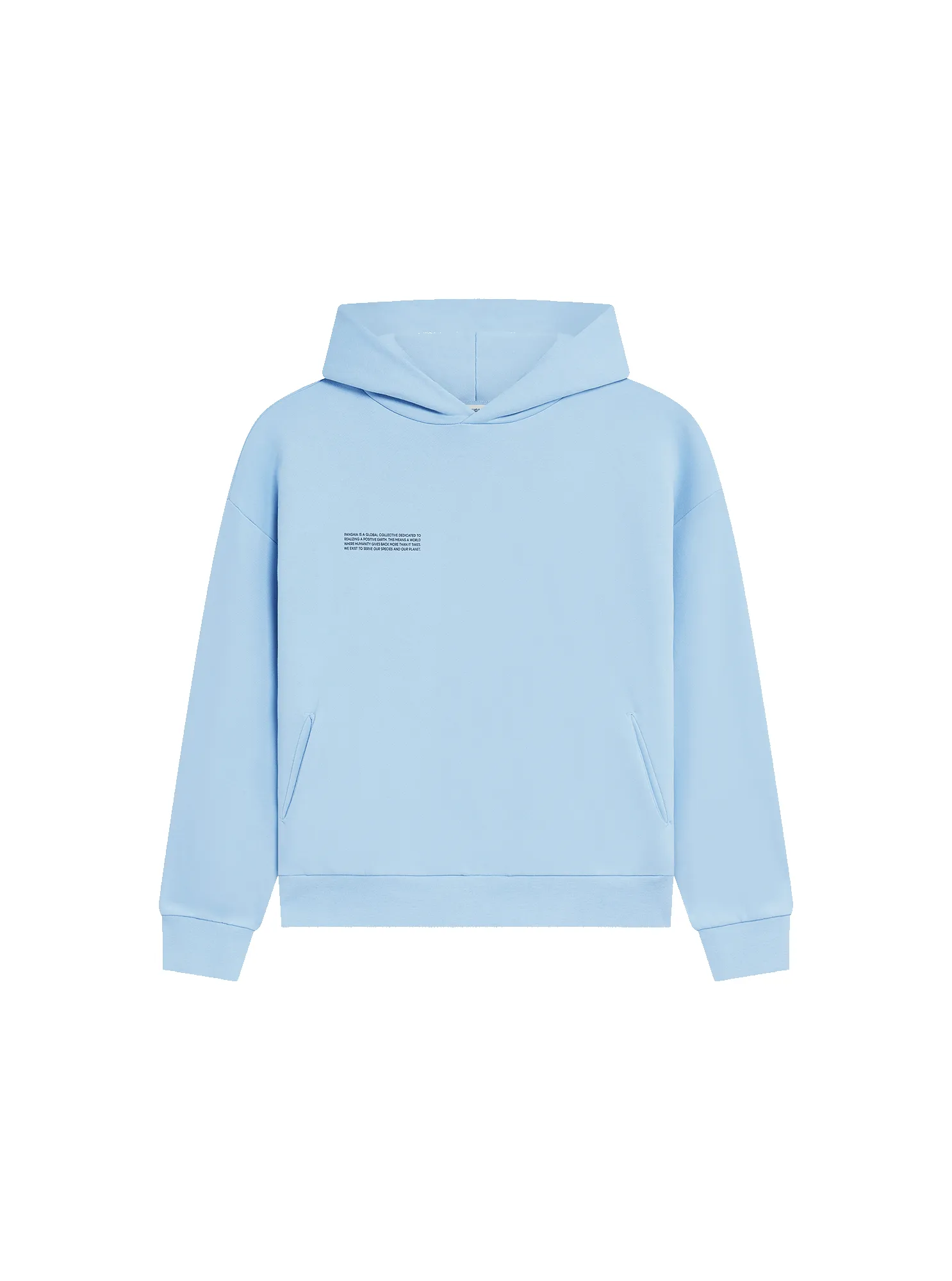 Mens 365 Midweight Hoodie—Dewdrop Blue sold by Pangaia product image thumbnail 2