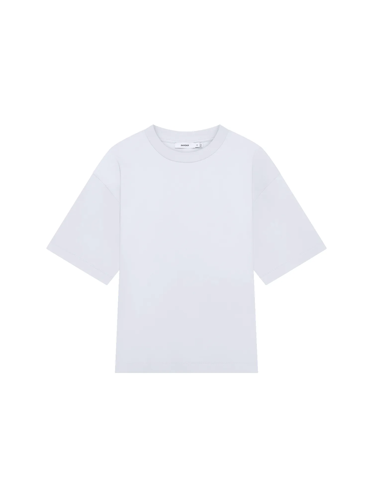 Mens Interlock Oversized T-Shirt—Ice Grey sold by Pangaia product image thumbnail 2