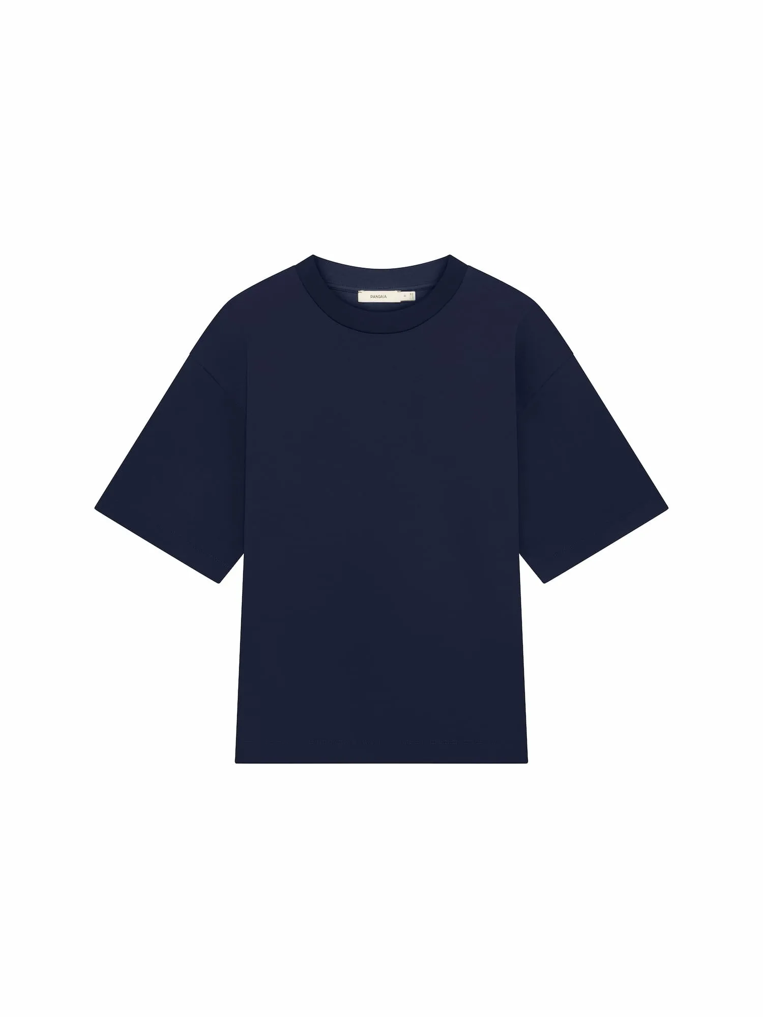 Mens Interlock Oversized T-Shirt—Granite Navy sold by Pangaia product image thumbnail 2