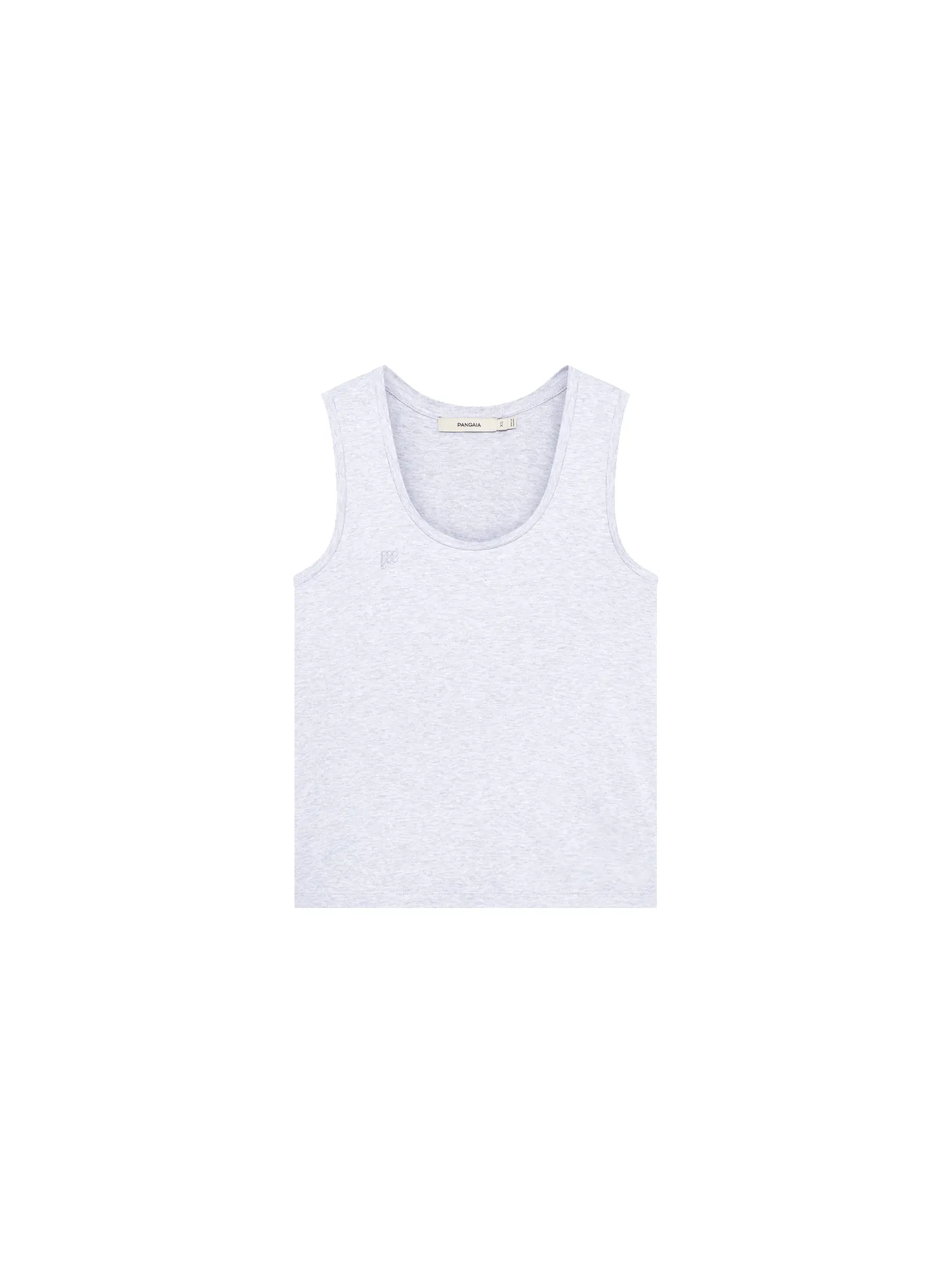 Womens Cotton Tank Top—Grey Marl sold by Pangaia product image thumbnail 2