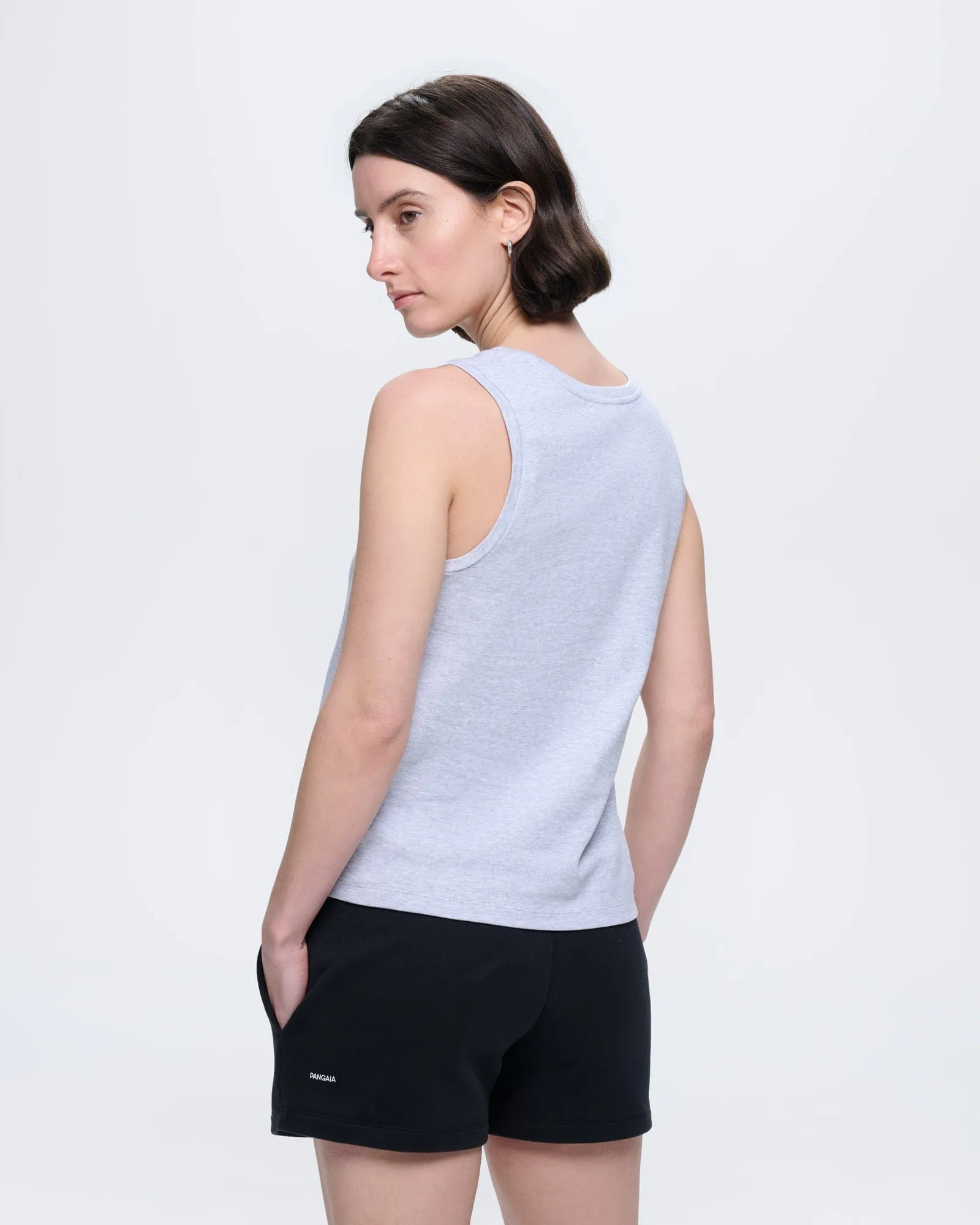 Womens Cotton Tank Top—Grey Marl sold by Pangaia product image thumbnail 5