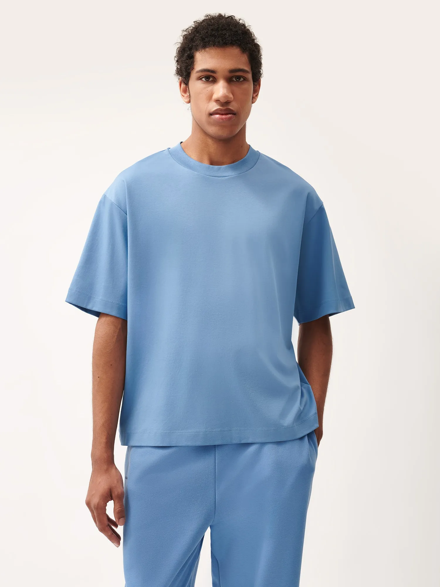 Womens DNA Oversized T-Shirt—summit blue sold by Pangaia product image thumbnail 2