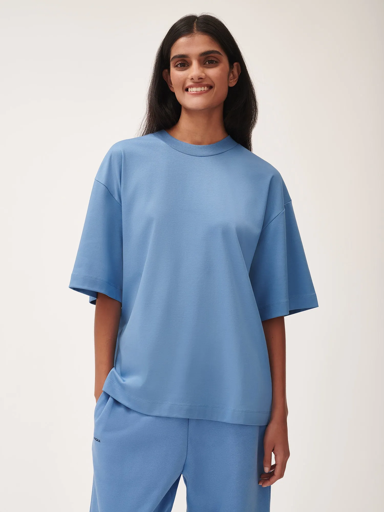 Womens DNA Oversized T-Shirt—summit blue sold by Pangaia product image thumbnail 3