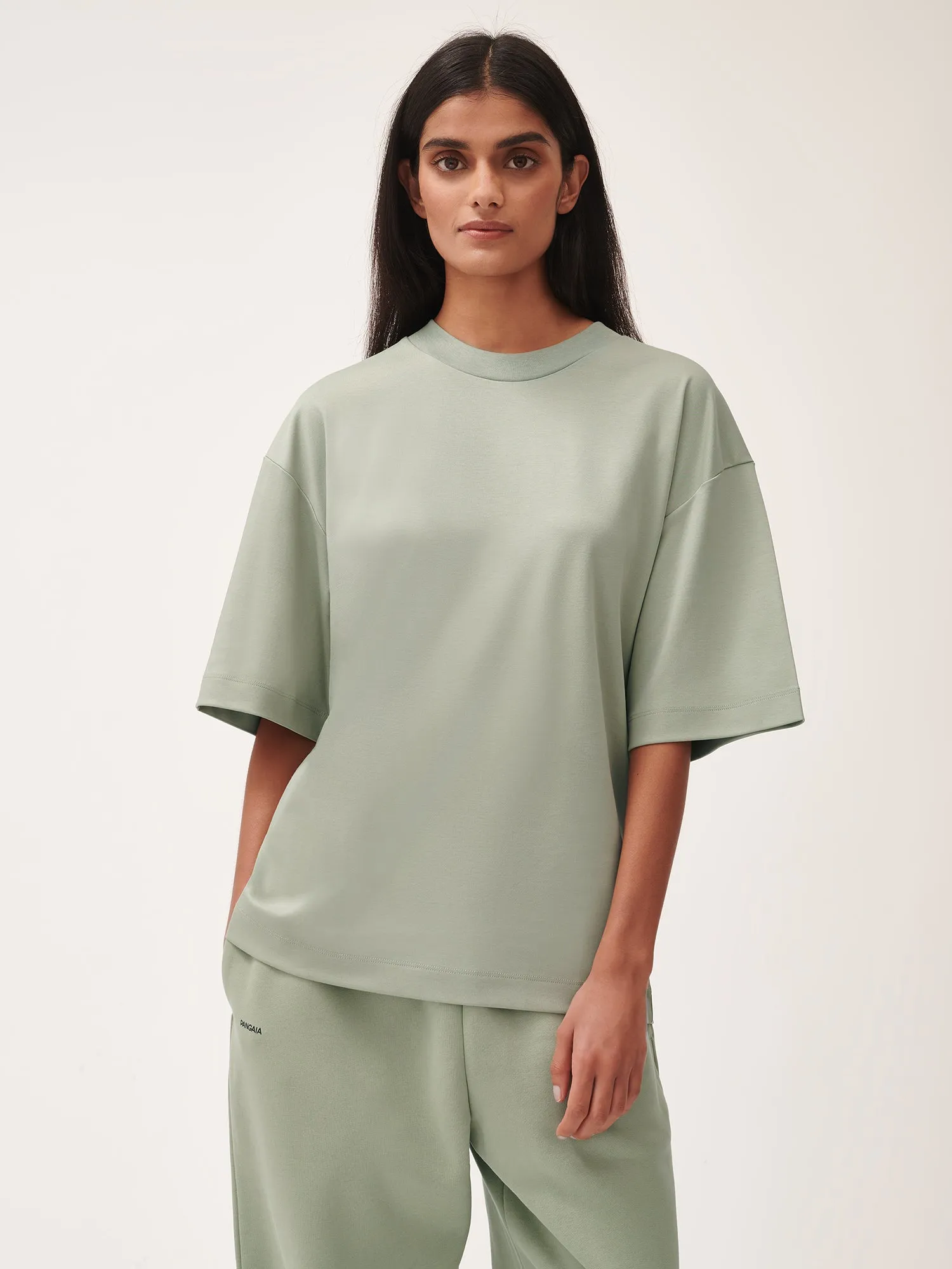 Sale Womens DNA Oversized T-Shirt—moss green sold by Pangaia product image thumbnail 3