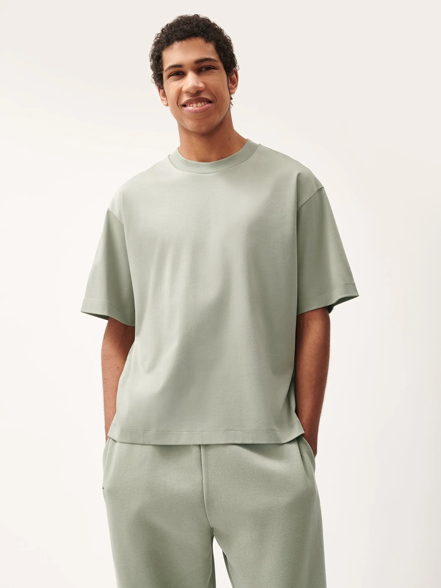 Sale Womens DNA Oversized T-Shirt—moss green sold by Pangaia product image thumbnail 2