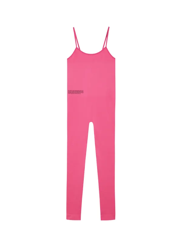 Archive Women's Activewear Jumpsuit—flamingo pink sold by Pangaia