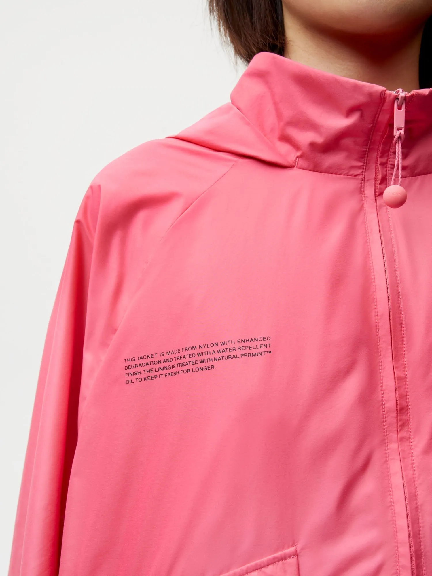 Nylon Jacket—lotus pink sold by Pangaia product image thumbnail 5