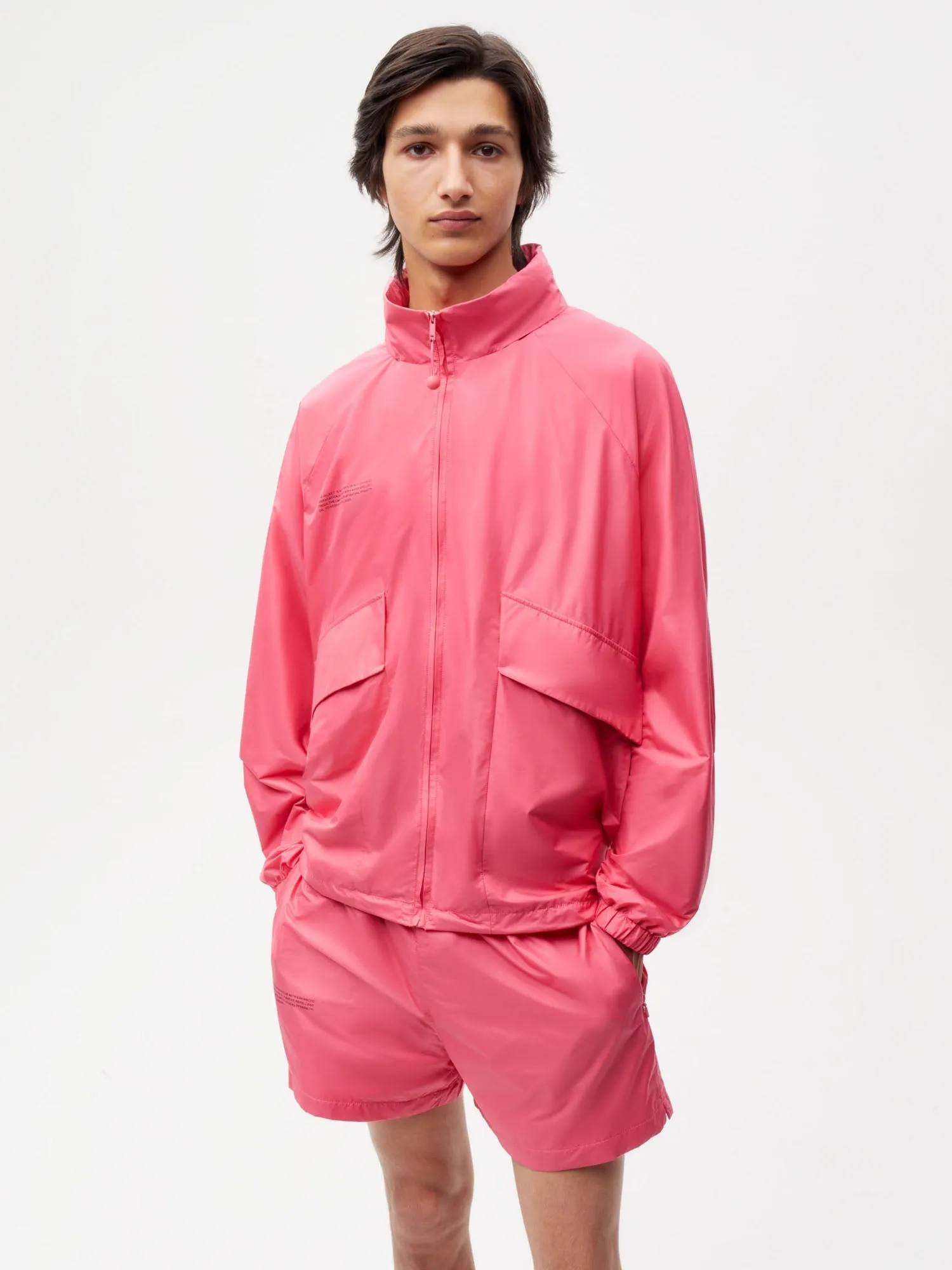 Nylon Jacket—lotus pink sold by Pangaia product image thumbnail 3