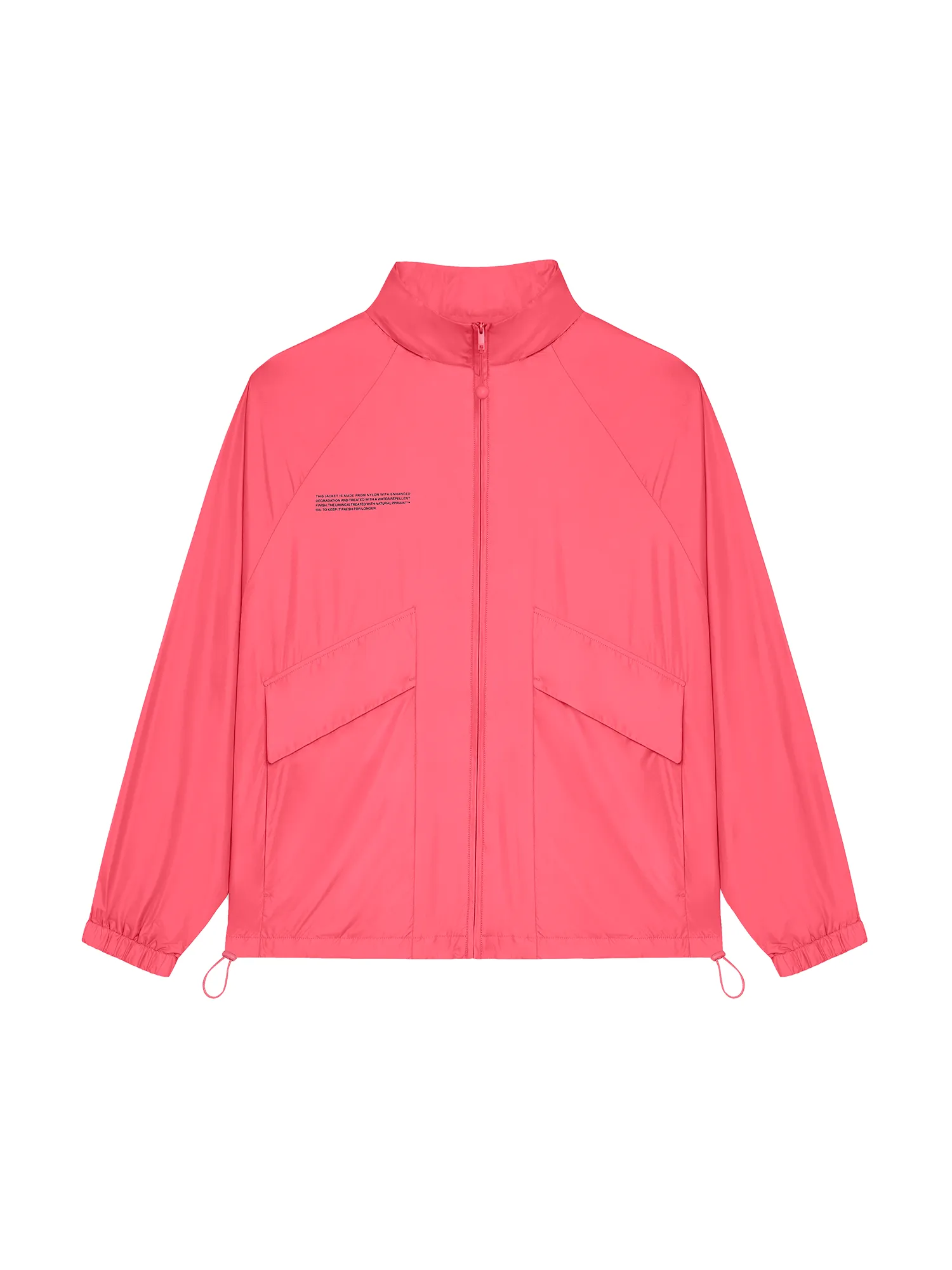 Nylon Jacket—lotus pink sold by Pangaia