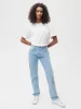 Hemp Denim Straight-Leg Jeans—light indigo wash sold by Pangaia