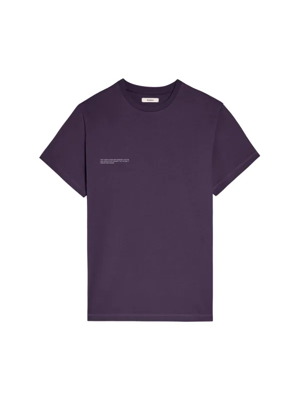Fruitful 365 Midweight T-shirt—Blackberry Purple sold by Pangaia