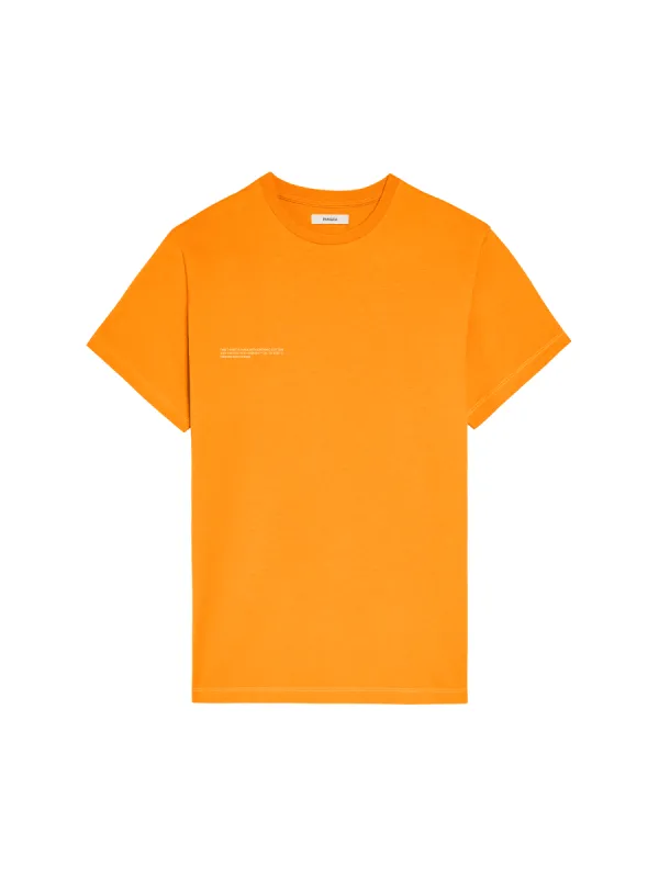 Fruitful 365 Midweight T-shirt—Tangerine Orange sold by Pangaia