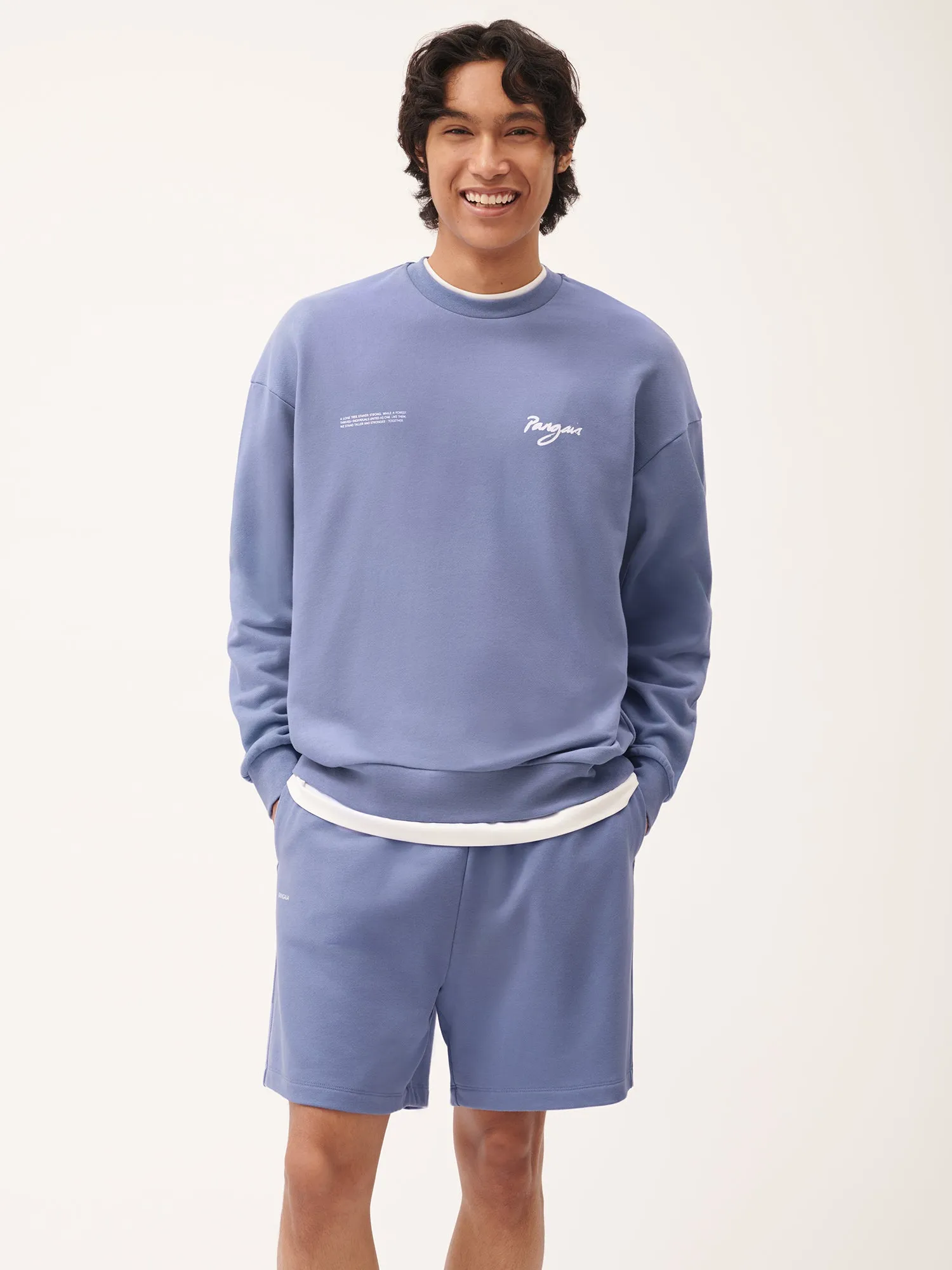 Womens One Forest Graphic Sweatshirt—Aster purple sold by Pangaia product image thumbnail 5