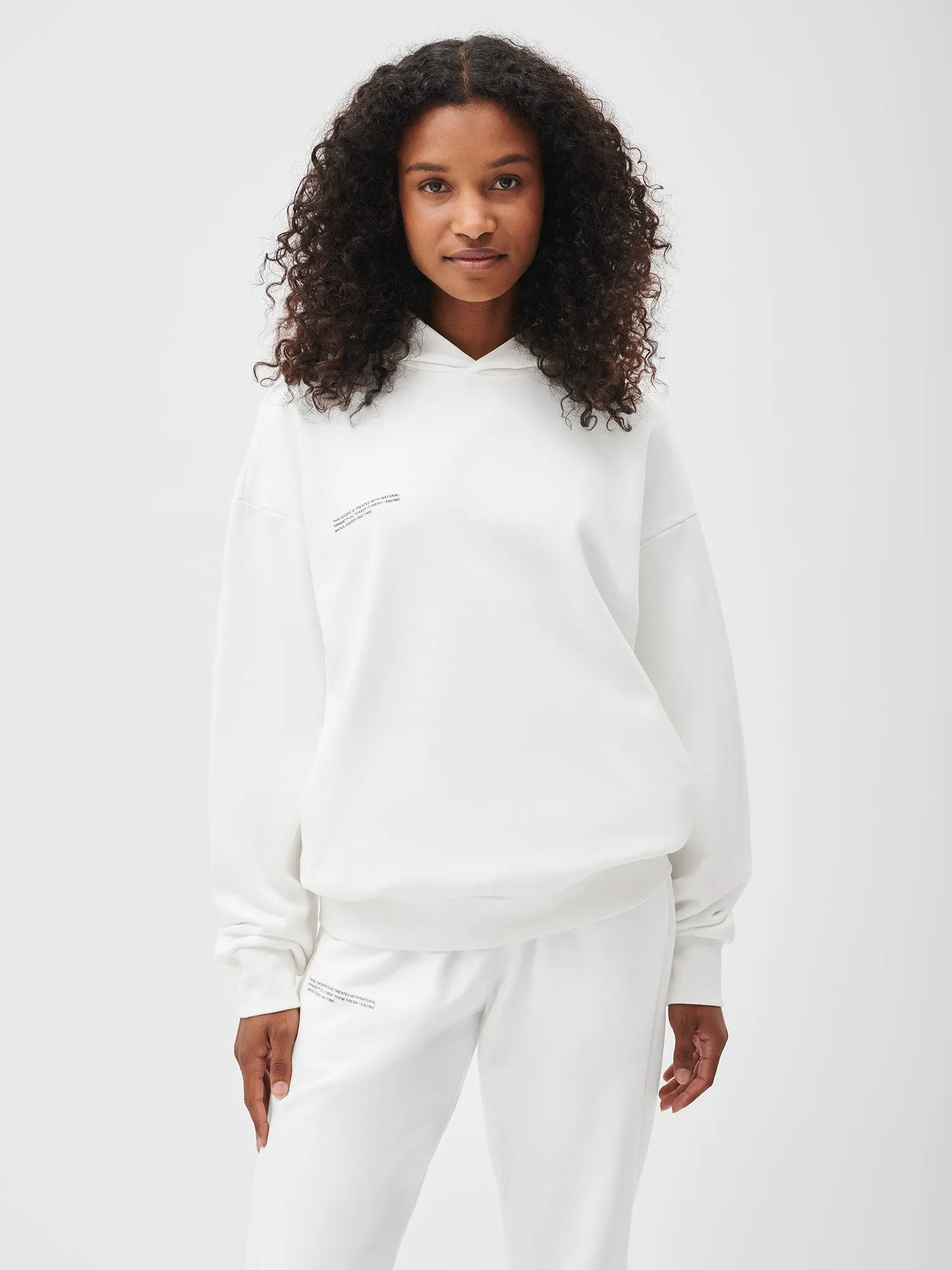 Womens 365 Midweight Hoodie—off-white sold by Pangaia product image thumbnail 2
