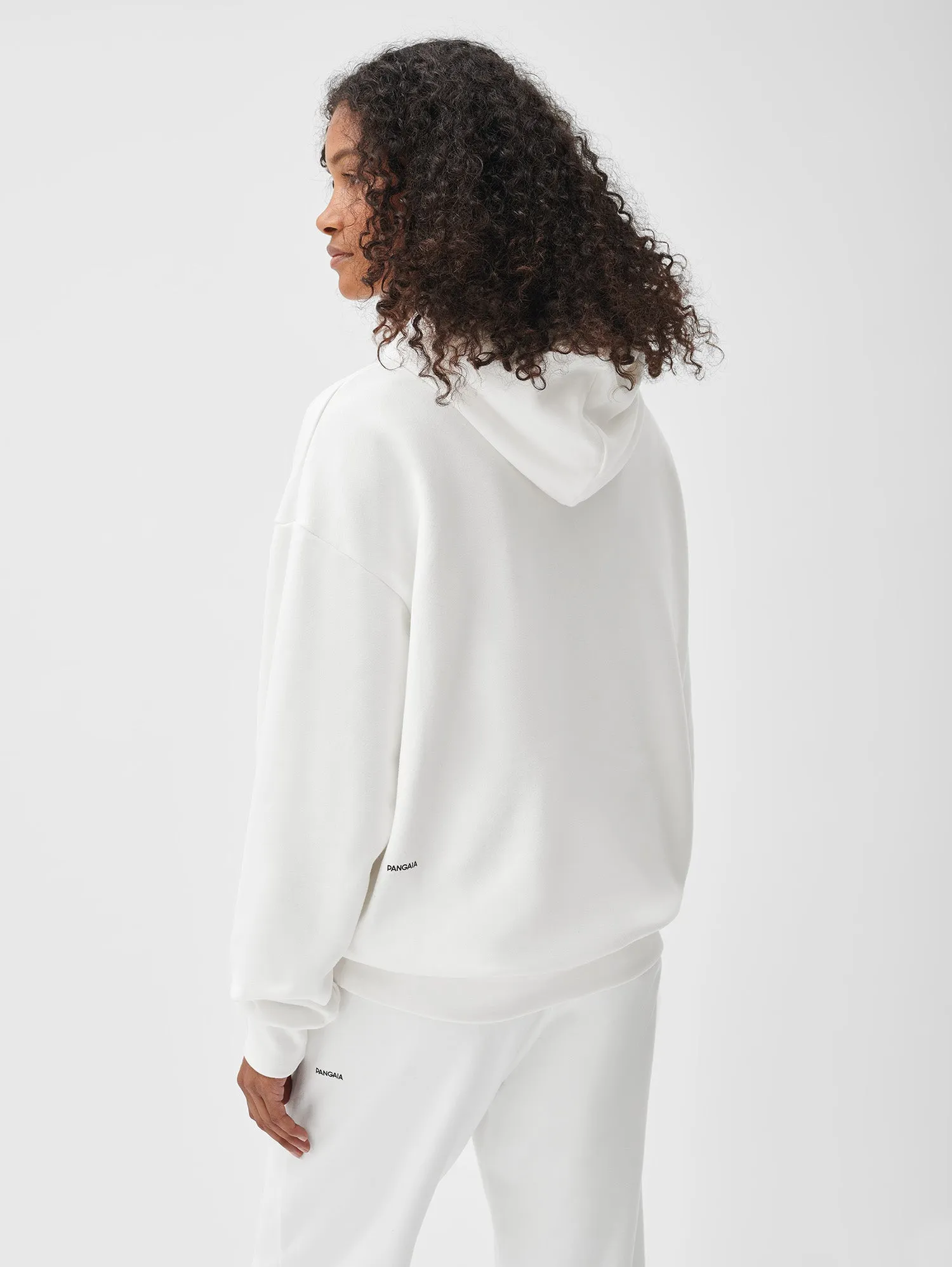 Womens 365 Midweight Hoodie—off-white sold by Pangaia product image thumbnail 4