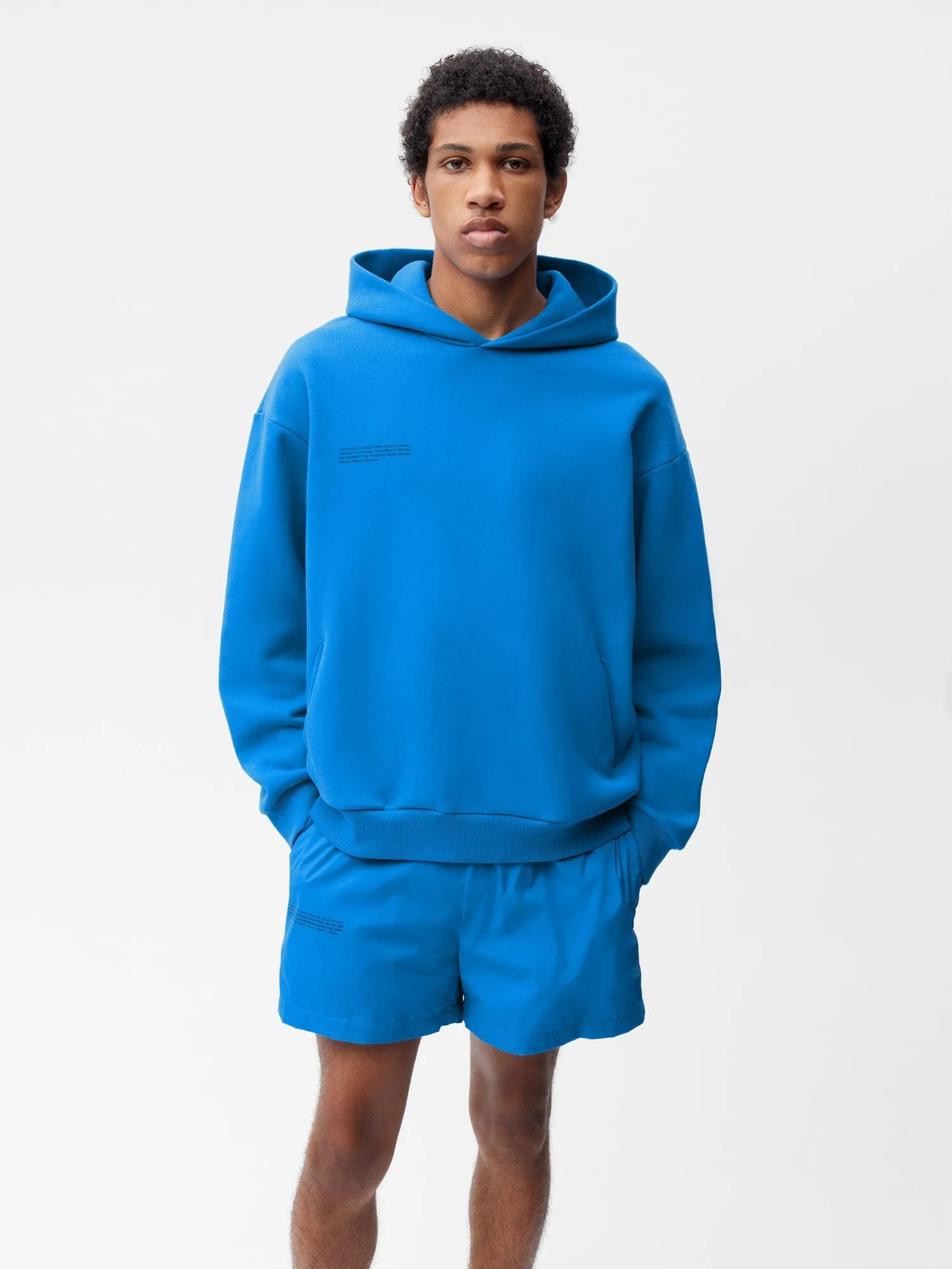 Womens Archive Recycled nylon Shorts—cerulean blue sold by Pangaia product image thumbnail 3