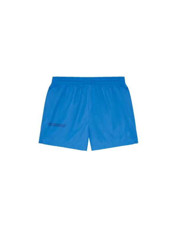 Womens Archive Recycled nylon Shorts—cerulean blue sold by Pangaia