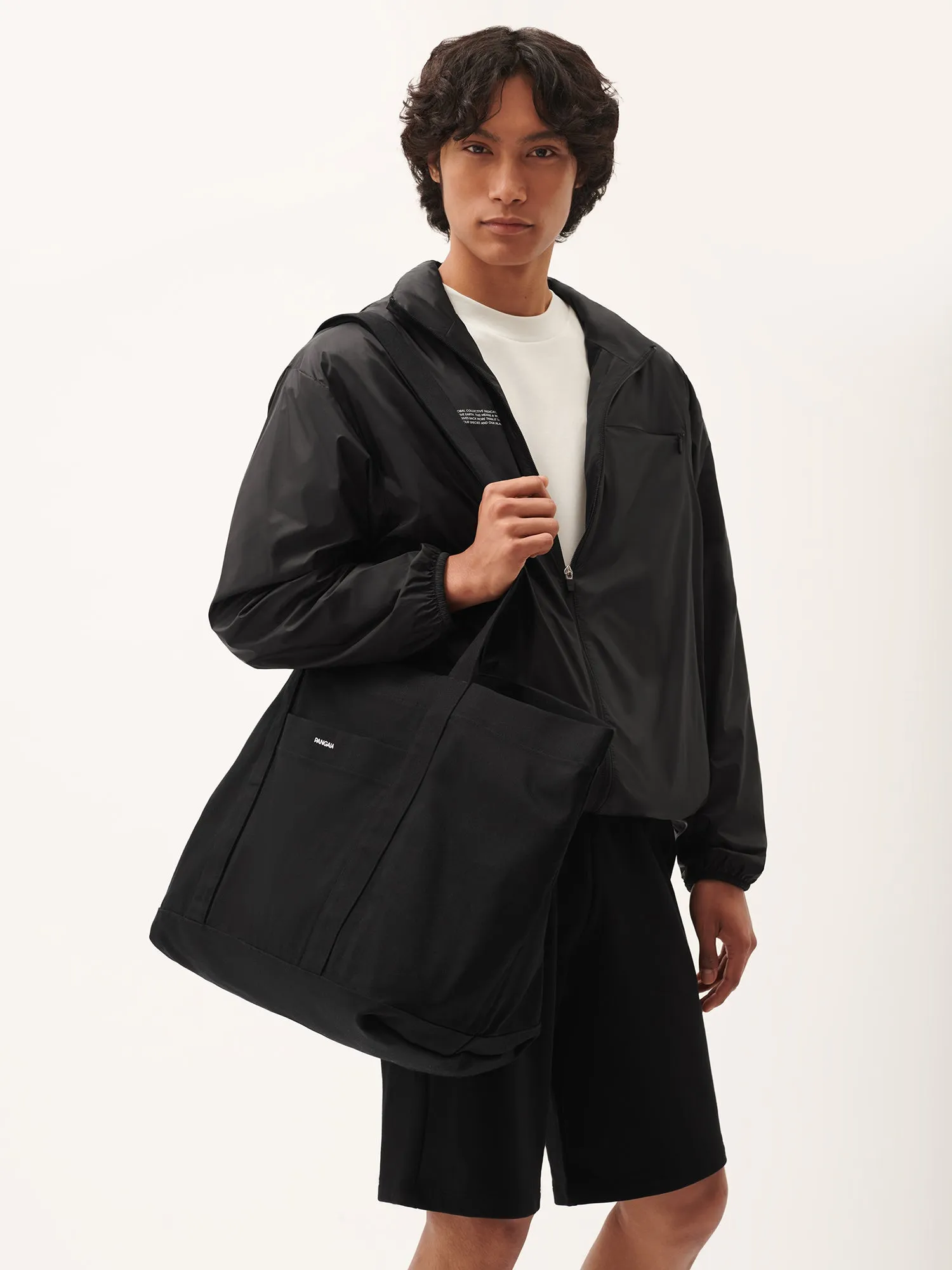 365 Oversized Tote Bag—black sold by Pangaia product image thumbnail 5