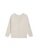 Womens Recycled Cashmere Cardigan—oatmeal sold by Pangaia