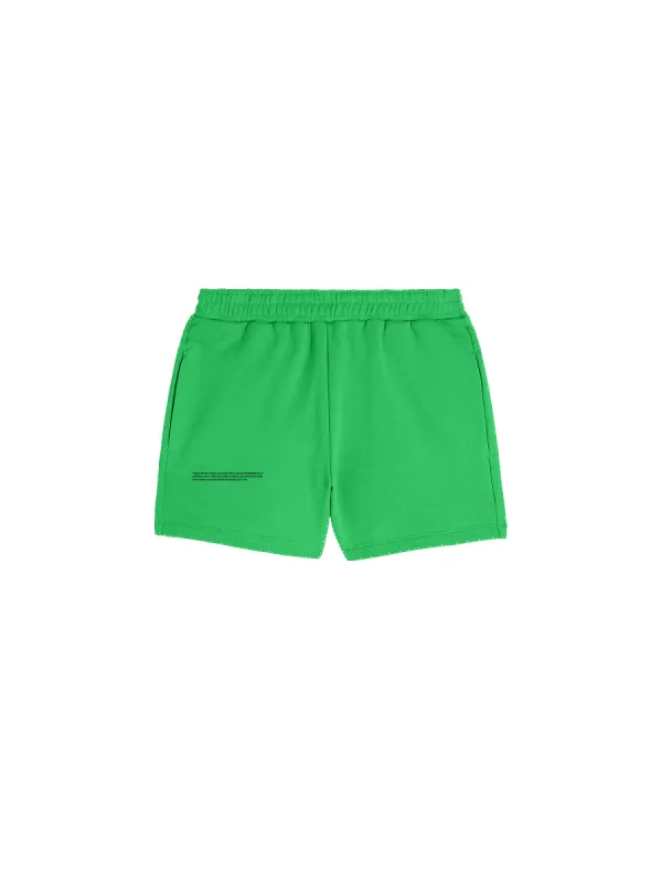 Womens 365 Midweight Shorts—jade green sold by Pangaia