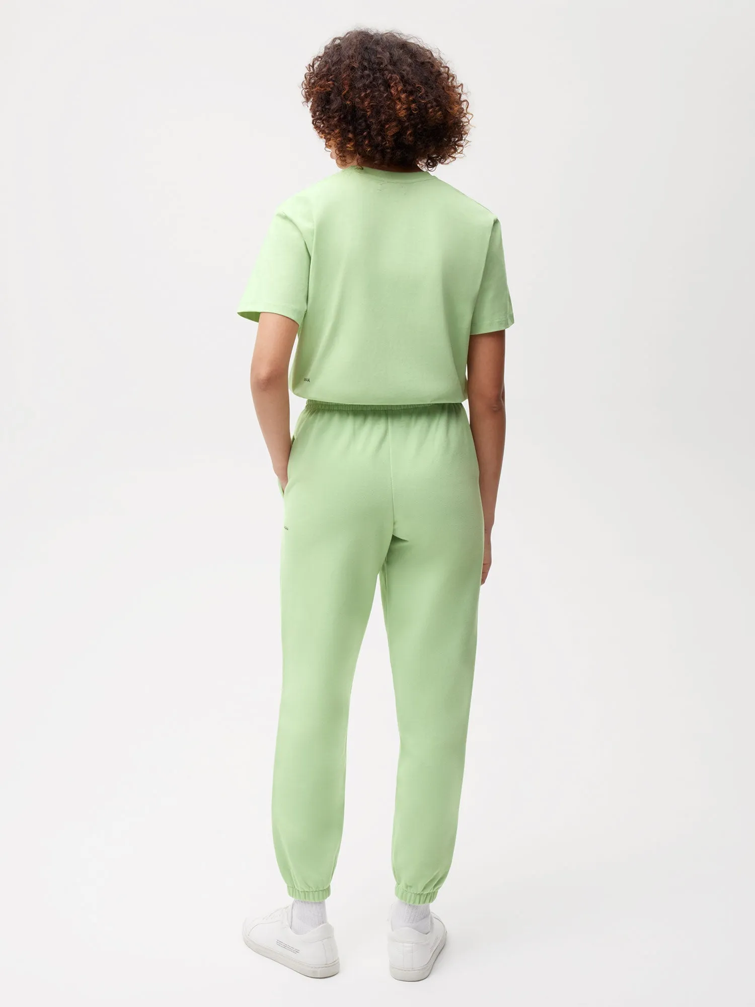 Womens Archive 365 Midweight Track Pants—pistachio sold by Pangaia product image thumbnail 4