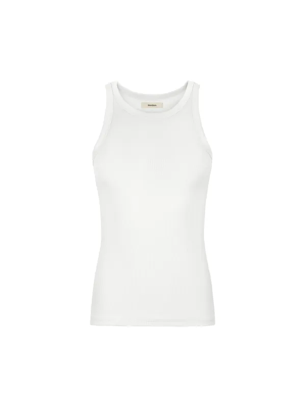 Sale Women's 365 Lightweight Rib Tank Top—off-white made by Pangaia