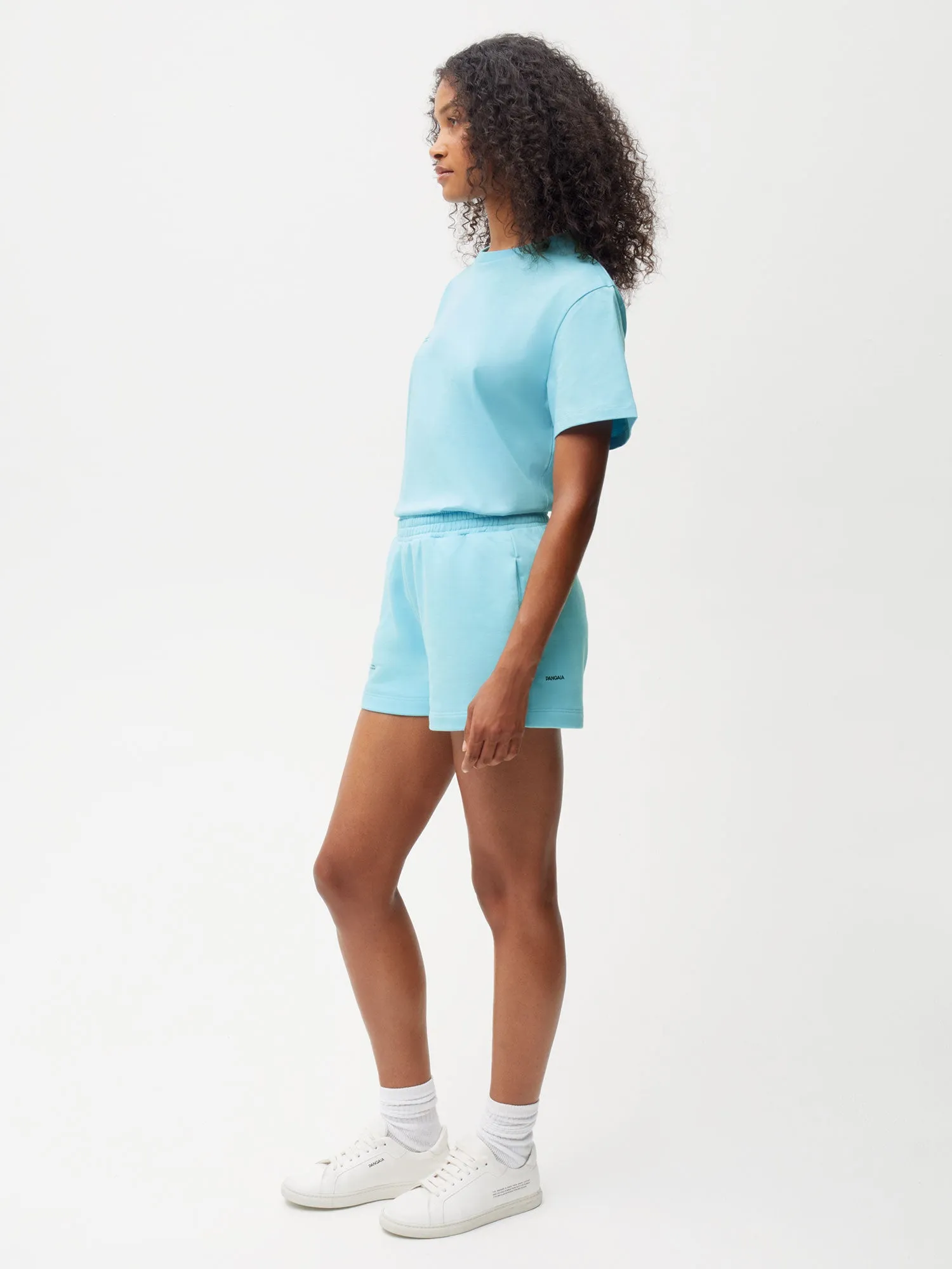 Womens 365 Midweight Shorts—celestial blue sold by Pangaia product image thumbnail 4