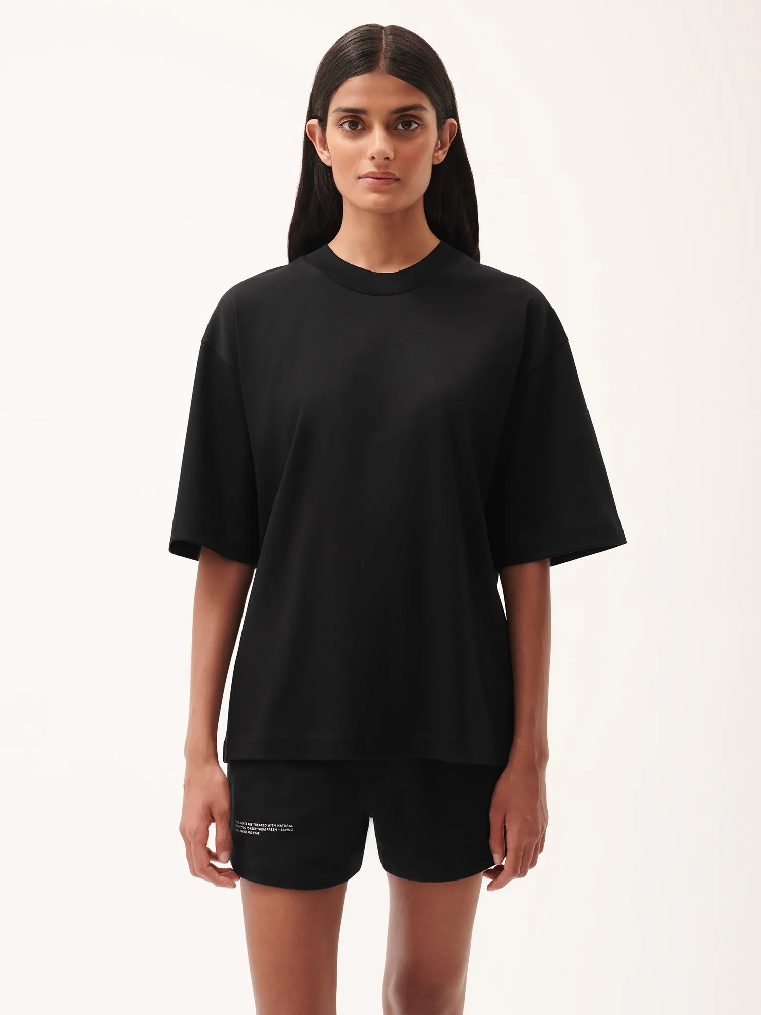 Womens DNA Oversized T-Shirt—black sold by Pangaia product image thumbnail 2