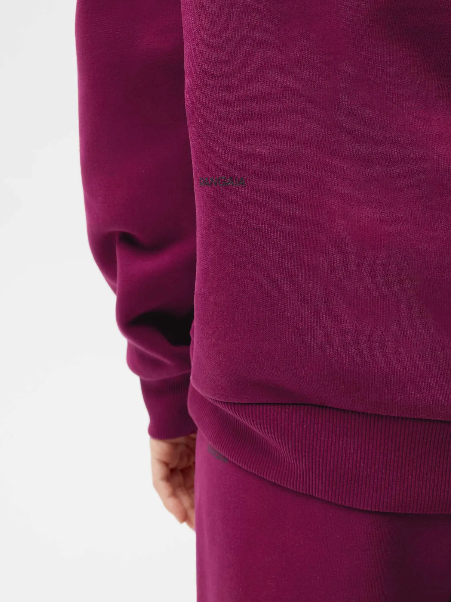 Womens 365 Heavyweight Hoodie—plum purple sold by Pangaia product image thumbnail 5
