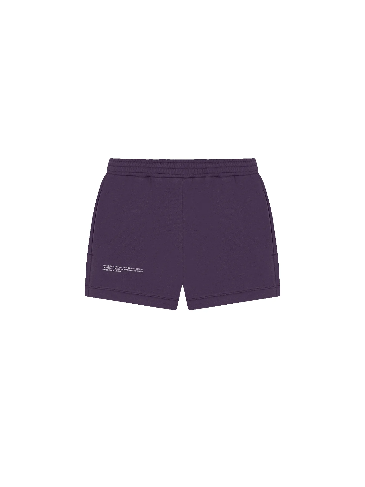 Archive Fruitful 365 Midweight Organic Cotton Shorts—blackberry purple sold by Pangaia