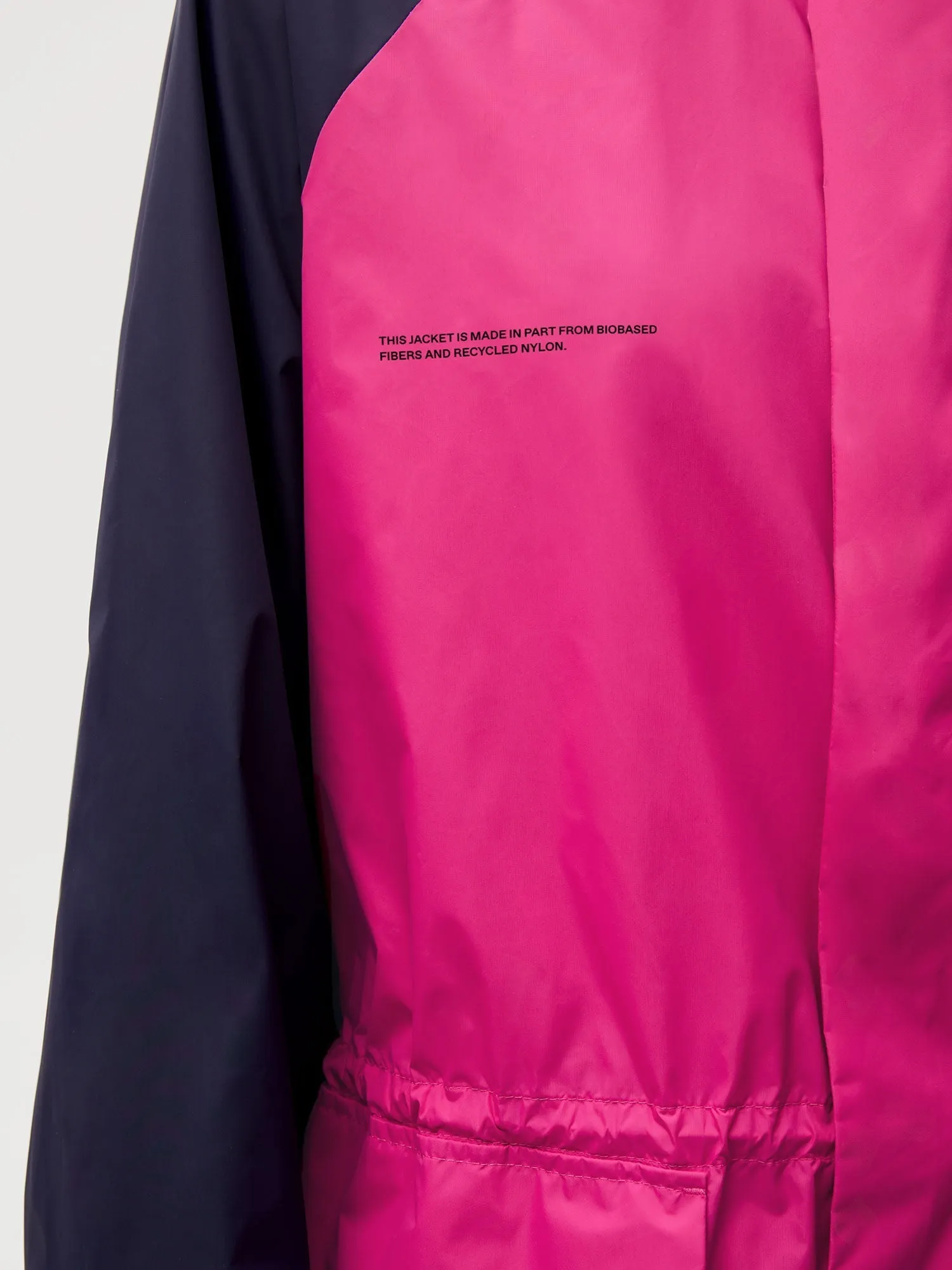 Recycled Nylon Color Block Jacket—foxglove pink sold by Pangaia product image thumbnail 5