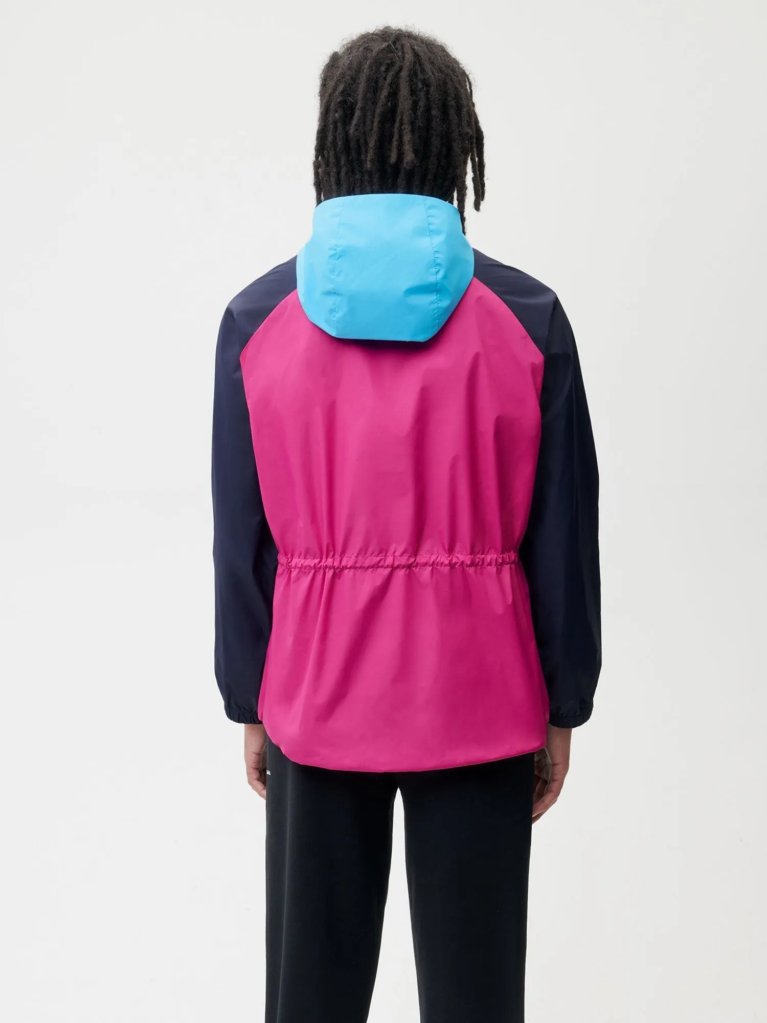 Recycled Nylon Color Block Jacket—foxglove pink sold by Pangaia product image thumbnail 4