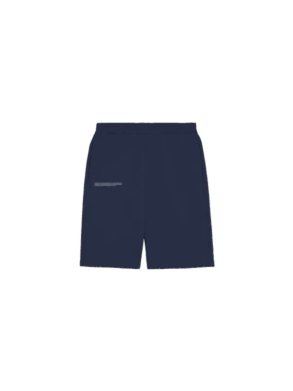 Womens 365 Midweight Long Shorts—navy sold by Pangaia