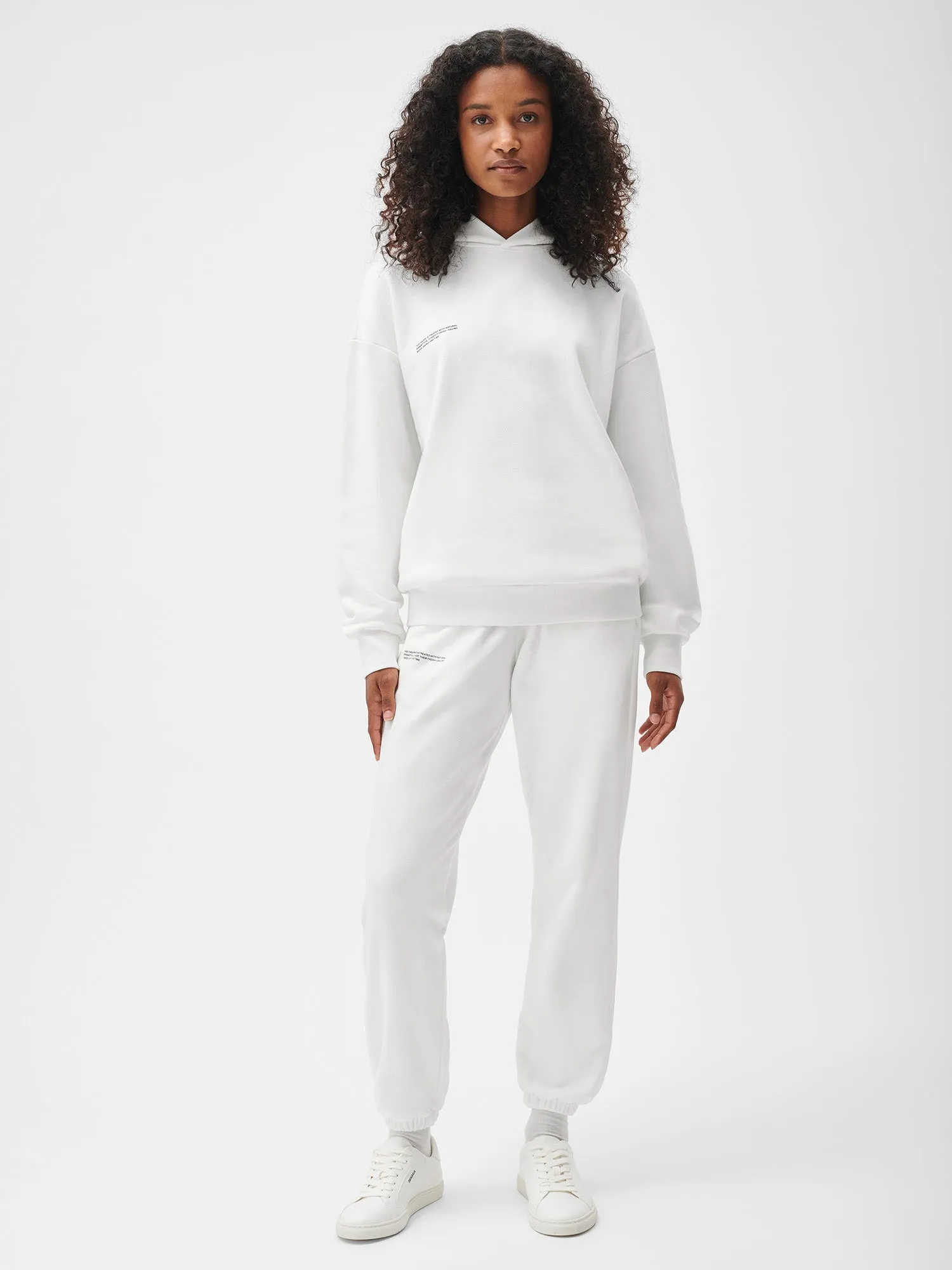 Womens 365 Midweight Track Pants—off-white sold by Pangaia product image thumbnail 2