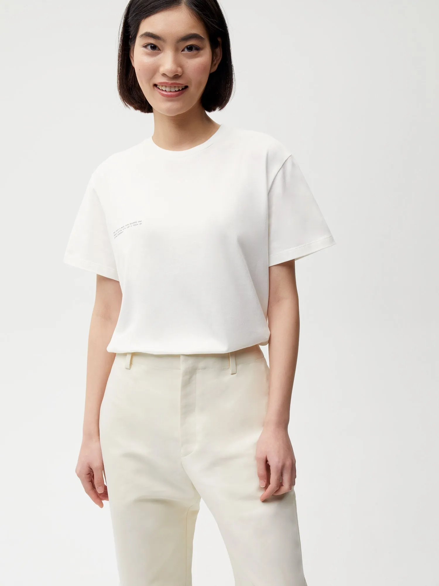 Womens Organic Cotton Regular Fit Trouser—elderflower sold by Pangaia product image thumbnail 4