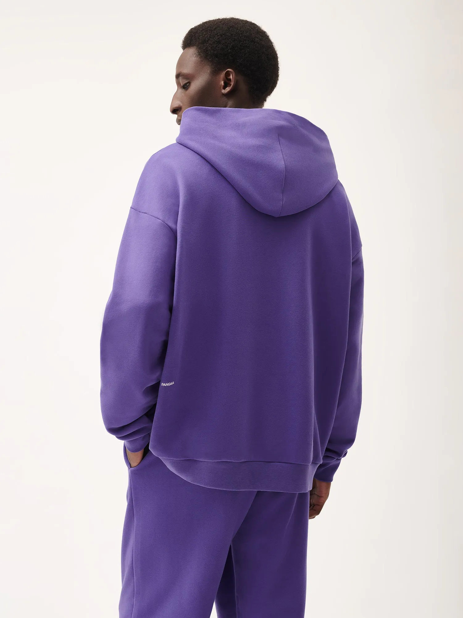 Womens 365 Midweight Hoodie—ultraviolet sold by Pangaia product image thumbnail 4